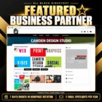 all black directory featured business partner flyer